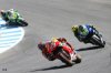 Malgré cette phoot prise lors des essais à Indianapolis, Rossi n'a jamais été en mesure d'inquiéter Marc Marquez : une page qui semble se tourner ?