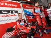 Le sourire des pilotes de la Honda Racing