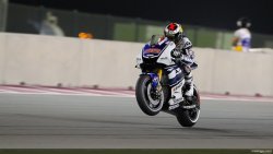Jorge Lorenzo à pris la tete des essais libres Moto GP.