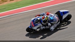 A Aragon, Jorge Lorenzo continue sur sa lancée et signe le meilleur temps.