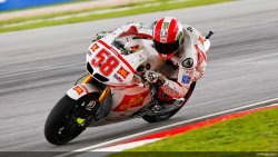 Après la terrible chute de Simoncelli, la course moto GP à été annulée