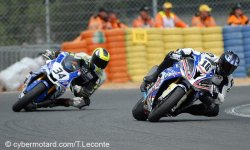 Luc Bibollet maîtrise avec sa BMW en 1000 cm3