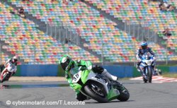 6e victoire de Gregory Leblanc sur Kawasaki à Magny Cours
