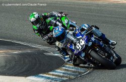 Un duel Yamaha Kawasaki qui tourne court