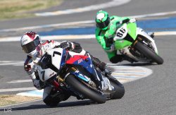 Lors de la finale d'Albi, Sébastien Gimbert a largement dominé la Kawasaki de Da Costa