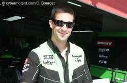 Joan Lazcorz à Imola, quelques jours avant son tragique accident.