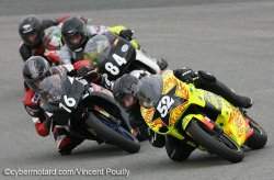 Podium très disputé en 125cc