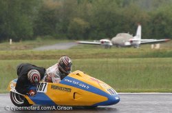 Hergott/moisé en avion de chasse