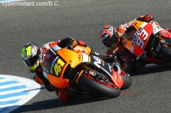 La première journée d'essais libres de Jerez a été un chassé croisé entre Espargaro et Marquez !