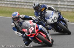 1er podium de Cédric Tangre en Superbike