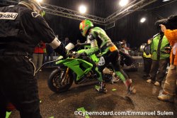 Chute de la Kawasaki n°11.