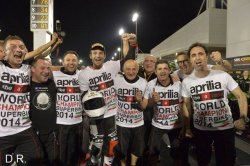 Sylvain Guintoli peut remercier l'équipe Aprilia