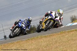 Kenny Foray Double vainqueur à Carole sur sa BMW