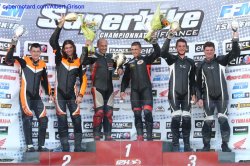 Podium général 1ère course side car