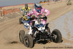 Antoine Cheurlin au pied du podium du Quaduro 2012