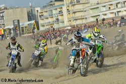 Balade de François Thorel en MX2 au Beach Cross de Berck 2014