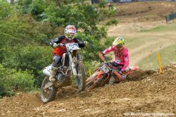 Tom Vialle, deuxième MX2 au Domaine de Foolz, avec une victoire de manche