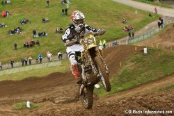 Un place au pied du podium d'Ernée qui amène Arnaud Aubin sur le podium provisoire