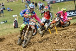 Calvin Fonvieille, le Champion de France Juniors 2017, enfin en vue en Elite MX2