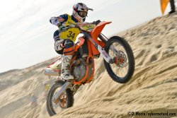 Jeffrey Dewulf est passé à côté d'un résultat probant lors de la Finale du Beach Cross 2016