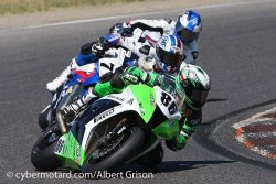 Belle prestation de Da Costa lors de la première manche du superbike de lédenon.