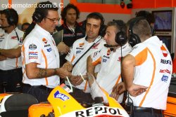 Les mécanos italiens de l'équipe de Marc Marquez n'ont pas eu le temps de profiter de la victoire de leur poulain. 24H après ils étaient virés !