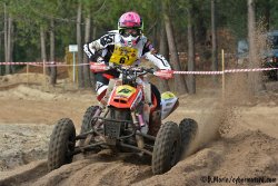 Keveen Rochereau privé d'un possible podium de la Gurp TT 2016 par manque de physique