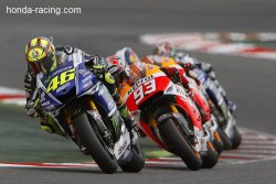 Rossi en tête du motoGP de Catalunya