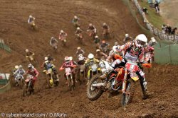 Départ de la première manche MX2