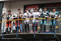 Podium de la course d'Oschersleben