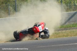 Denis Reynier cascadeur en side car