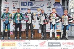 Podium championnat allemand IDM Sprint Race
