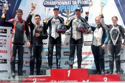 Podium F600 course 2, dimanche matin