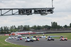 Départ de la seconde course, dimanche