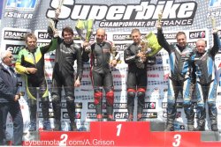 Podium F1 course du dimanche