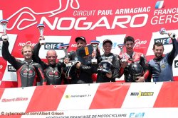 Podium général course 2 (dimanche) 