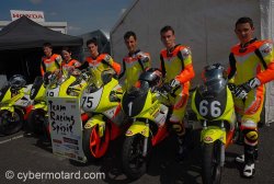 Le team Racing spirit en 2009 à Carole