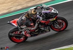 La belle remontée de l'Aprilia 660RS de Théophile Courtin