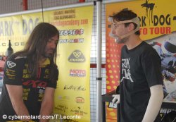 Louis Bulle dans le paddock de Magny Cours