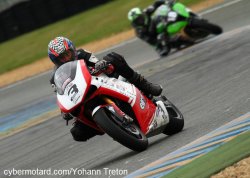 David Muscat est venu jouer les trouble fête dans la 2e manche superbike