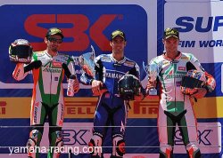 Podium inédit en 1ère manche à Aragon