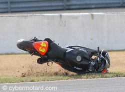 Un festival de chutes en supersport