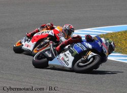 Duel au soleil entre Lorenzo et marquez