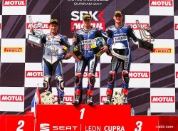 Le podium du Mondial supersport de Thaïlande est trusté par les Yamaha. 