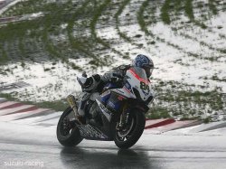 Abandon de Fabrizio en 2e manche du superbike du Nurburgring