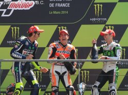 Un podium motoGP qui satisfait tout le monde !