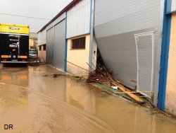Dimanche 19 jenvier 2014, les ateliers de Tech 3 ont été durement frappés par les inondations dans le Sud Est !
