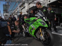 La Kawasaki N°11 a signé le meilleur temps des 2 séances qualificatives du Bol d'Or 