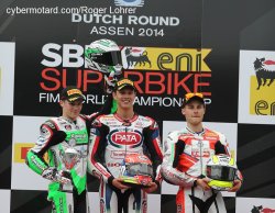 Podium tricolore à Assen !