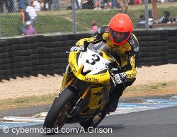 Louis Bulle régulièrement sur le podium du supersport avec sa Yamaha R6